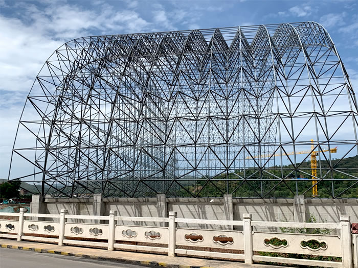 台湾山寨矿储煤棚网架